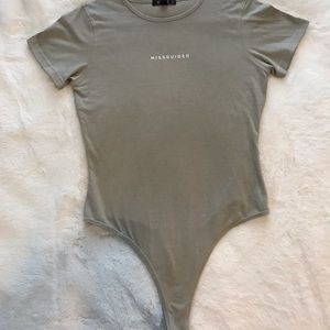 Missguided t-shirt bodysuit
